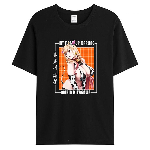 Inspired by My Dress-up Darling Marin Kitagawa T-shirt Cartoon 100% Polyester Anime Harajuku Graphic Kawaii T-shirt For Men's / Women's / Couple's
Inspired by My Dress-up Darling Marin Kitagawa T-shirt Cartoon 100% Polyester Anime Harajuku Graphic Kawaii T-shirt For Men's / Women's / Couple's