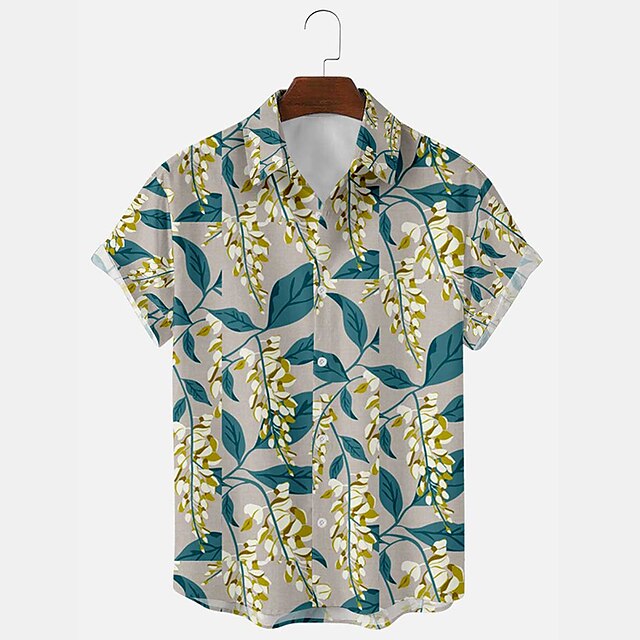 Men's Shirt 3D Print 3D Plus Size Turndown Holiday 3D Print Short Sleeve Tops Beach A / Summer
Men's Shirt 3D Print 3D Plus Size Turndown Holiday 3D Print Short Sleeve Tops Beach A / Summer