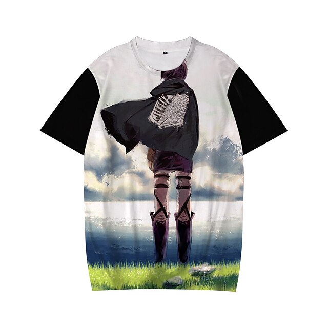 Inspired by Attack on Titan Mikasa Ackerman T-shirt Cartoon 100% Polyester Anime Harajuku Graphic Kawaii T-shirt For Men's / Women's / Couple's
Inspired by Attack on Titan Mikasa Ackerman T-shirt Cartoon 100% Polyester Anime Harajuku Graphic Kawaii T-shirt For Men's / Women's / Couple's
