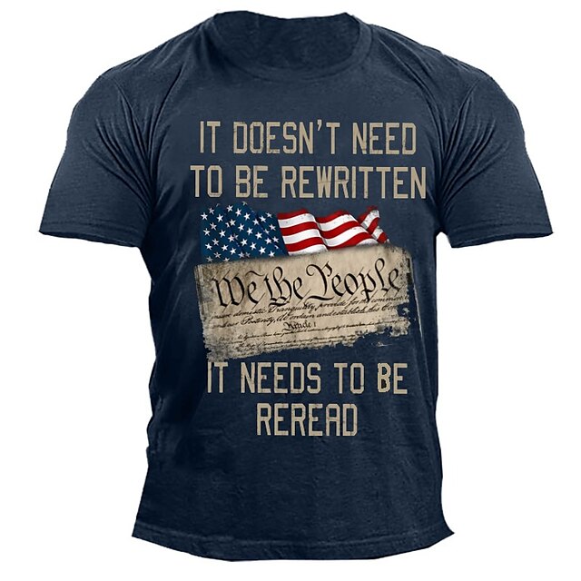 Men's T shirt 3D Print Graphic National Flag Letter Crew Neck Casual Daily Print Short Sleeve Tops Fashion Classic Comfortable Big and Tall Black Navy Blue
Men's T shirt 3D Print Graphic National Flag Letter Crew Neck Casual Daily Print Short Sleeve Tops Fashion Classic Comfortable Big and Tall Black Navy Blue