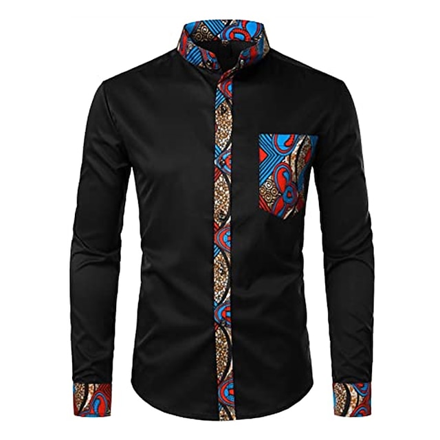 Men's Shirt Color Block Turndown Street Casual Button-Down Long Sleeve Tops Casual Fashion Breathable Comfortable Wine Blue White
Men's Shirt Color Block Turndown Street Casual Button-Down Long Sleeve Tops Casual Fashion Breathable Comfortable Wine Blue White