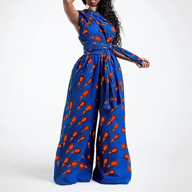 Women's Jumpsuit Drawstring Print Print V Neck Casual Street Daily Regular Fit Sleeveless Blue Red S M L Spring
Women's Jumpsuit Drawstring Print Print V Neck Casual Street Daily Regular Fit Sleeveless Blue Red S M L Spring
