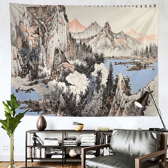 Chinese Style Wall Tapestry Art Decor Blanket Curtain Hanging Home Bedroom Living Room Decoration Polyester
Chinese Style Wall Tapestry Art Decor Blanket Curtain Hanging Home Bedroom Living Room Decoration Polyester