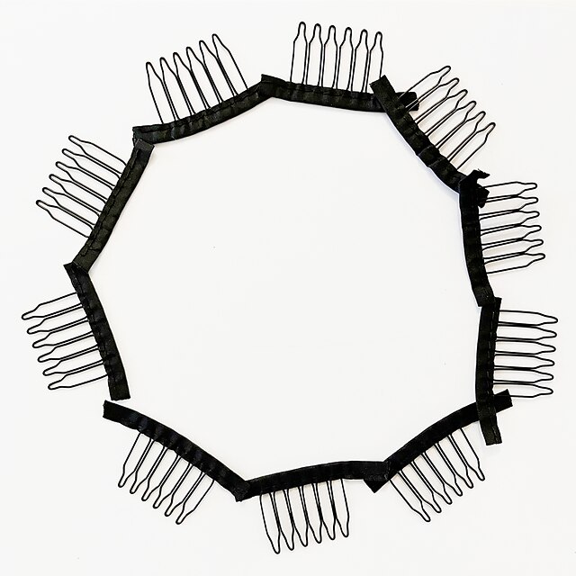 Wig Combs Clips Hair Tools Accessories Combs 100Pcs High Quality 6Teeth Black beige Stainless Steel
Wig Combs Clips Hair Tools Accessories Combs 100Pcs High Quality 6Teeth Black beige Stainless Steel