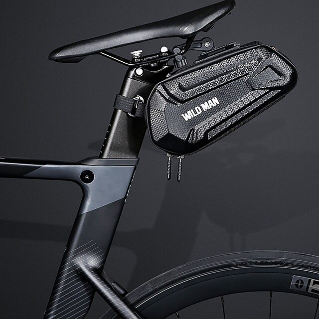 WILD MAN 1.2 L Bike Saddle Bag Reflective Waterproof Portable Bike Bag PU Leather EVA Bicycle Bag Cycle Bag Cycling Outdoor Exercise
WILD MAN 1.2 L Bike Saddle Bag Reflective Waterproof Portable Bike Bag PU Leather EVA Bicycle Bag Cycle Bag Cycling Outdoor Exercise