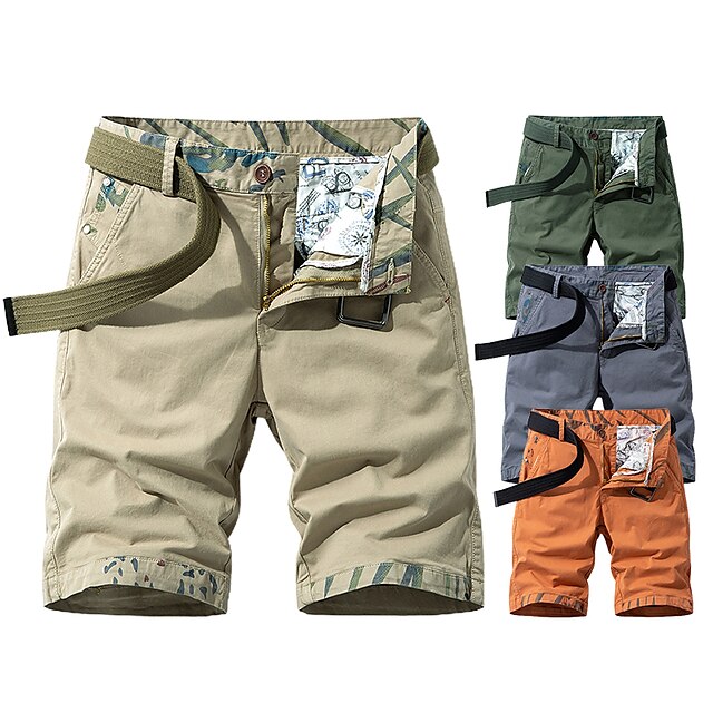 Men's Hiking Shorts Hiking Cargo Shorts Military Solid Color Summer Outdoor 10 Ripstop Breathable Soft Wear Resistance Cotton Knee Length Shorts Grey Khaki Green Orange Work Hunting Fishing 28 29 30
Men's Hiking Shorts Hiking Cargo Shorts Military Solid Color Summer Outdoor 10 Ripstop Breathable Soft Wear Resistance Cotton Knee Length Shorts Grey Khaki Green Orange Work Hunting Fishing 28 29 30