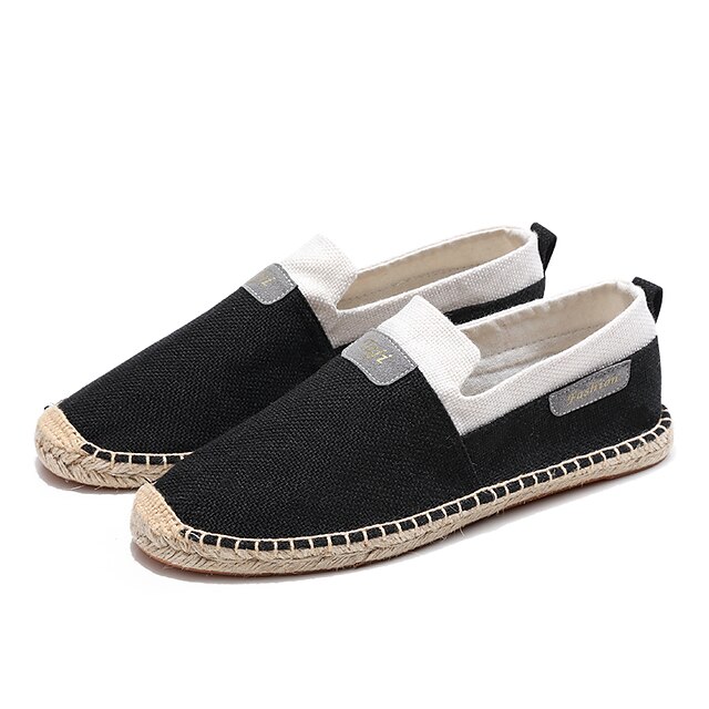 Men's Unisex Loafers Slip-Ons Espadrilles Slip-on Sneakers Cloth Loafers Casual Daily Linen Black Gray Beige Spring Summer
Men's Unisex Loafers Slip-Ons Espadrilles Slip-on Sneakers Cloth Loafers Casual Daily Linen Black Gray Beige Spring Summer