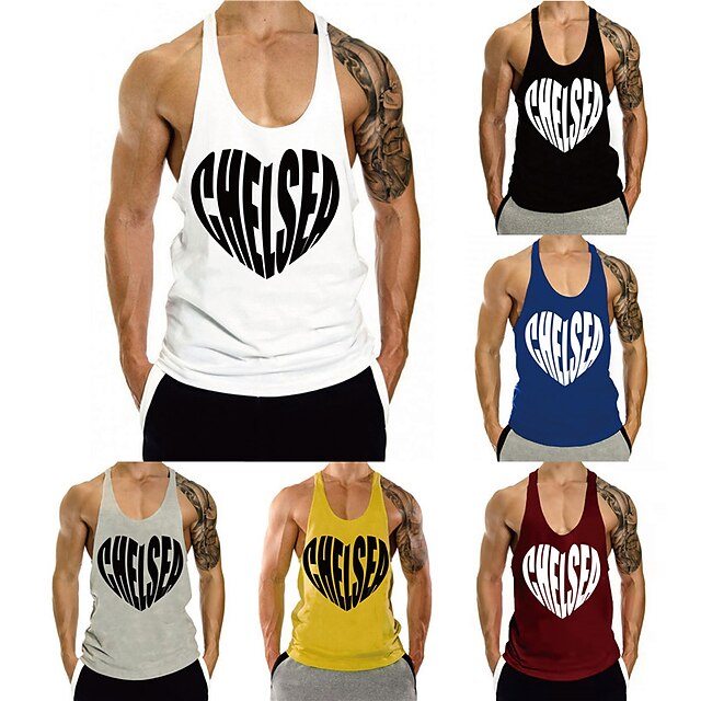 Men's Tank Top Vest Hot Stamping Graphic Prints Letter Plus Size Crew Neck Daily Sports Print Sleeveless Tops Fashion Classic Designer Hawaiian White Black Red
Men's Tank Top Vest Hot Stamping Graphic Prints Letter Plus Size Crew Neck Daily Sports Print Sleeveless Tops Fashion Classic Designer Hawaiian White Black Red