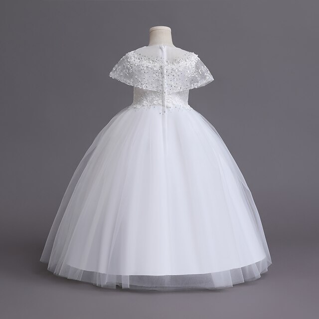 Kids Little Girls' Dress Flower Tulle Dress Performance Pegeant Lace Trims Blue White Beige Knee-length Sleeveless Cute Dresses Children's Day Fall Winter Slim 4-13 Years
Kids Little Girls' Dress Flower Tulle Dress Performance Pegeant Lace Trims Blue White Beige Knee-length Sleeveless Cute Dresses Children's Day Fall Winter Slim 4-13 Years