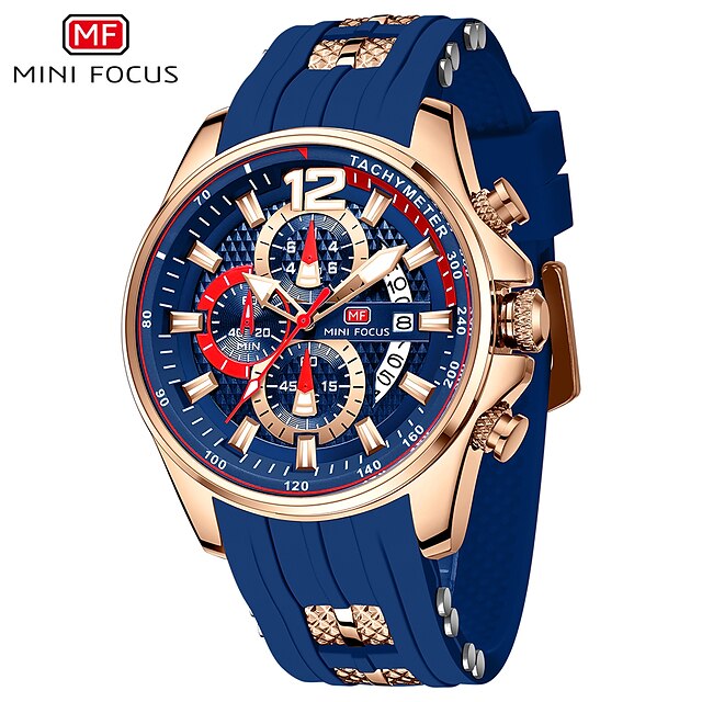 MINI FOCUS Quartz Watch for Men Analog Quartz Stylish Stylish Modern Style Waterproof Calendar Three Time Zones Alloy Silicone Fashion
MINI FOCUS Quartz Watch for Men Analog Quartz Stylish Stylish Modern Style Waterproof Calendar Three Time Zones Alloy Silicone Fashion