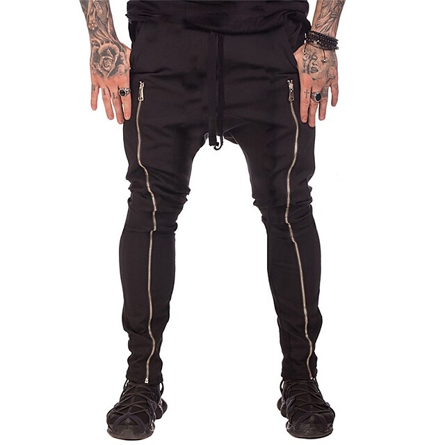 Men's Streetwear Athletic Jogger Cargo Pants Zipper Elastic Waist Multiple Pockets Pants Casual Daily Solid Color Cotton Blend Comfort Breathable Mid Waist Black M L XL XXL 3XL
Men's Streetwear Athletic Jogger Cargo Pants Zipper Elastic Waist Multiple Pockets Pants Casual Daily Solid Color Cotton Blend Comfort Breathable Mid Waist Black M L XL XXL 3XL