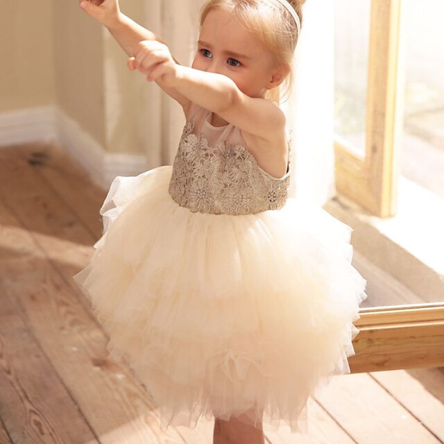 Kids Little Girls' Dress Floral A Line Dress Special Occasion Embroidered Mesh Beige Above Knee Sleeveless Beautiful Cute Dresses Summer Regular Fit 2-8 Years
Kids Little Girls' Dress Floral A Line Dress Special Occasion Embroidered Mesh Beige Above Knee Sleeveless Beautiful Cute Dresses Summer Regular Fit 2-8 Years