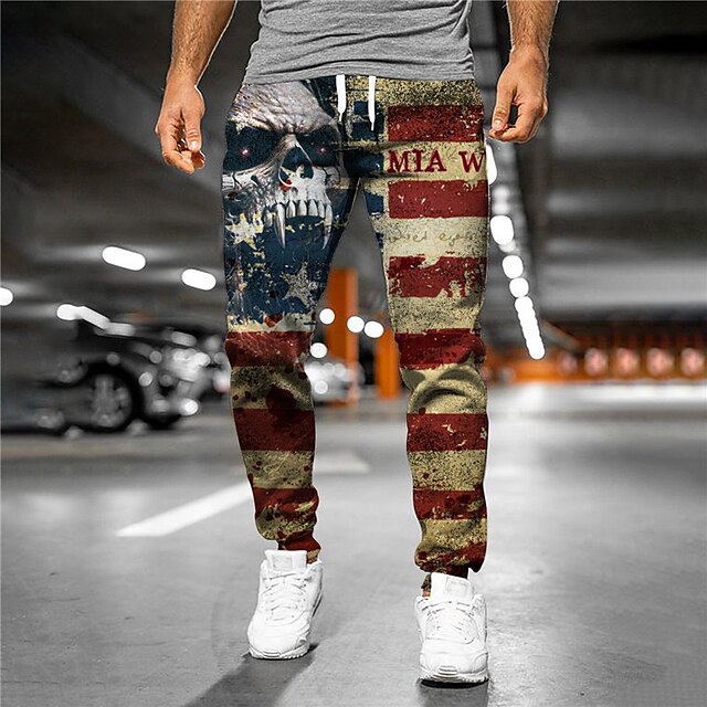 Men's Designer Casual / Sporty Jogger Sweatpants Trousers 3D Print Elastic Drawstring Design Pants Daily Leisure Sports Micro-elastic Graphic Skull Breathable Soft Mid Waist Red S M L XL XXL
Men's Designer Casual / Sporty Jogger Sweatpants Trousers 3D Print Elastic Drawstring Design Pants Daily Leisure Sports Micro-elastic Graphic Skull Breathable Soft Mid Waist Red S M L XL XXL