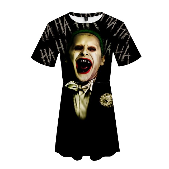 Inspired by Suicide Squad Joker Dress Cartoon 100% Polyester Anime Harajuku Graphic Kawaii Dress For Women's
Inspired by Suicide Squad Joker Dress Cartoon 100% Polyester Anime Harajuku Graphic Kawaii Dress For Women's