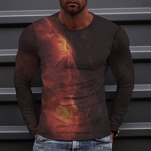 Men's Tee T shirt 3D Print Graphic Round Neck Casual Daily Print Long Sleeve Tops Fashion Designer Comfortable Big and Tall Black
Men's Tee T shirt 3D Print Graphic Round Neck Casual Daily Print Long Sleeve Tops Fashion Designer Comfortable Big and Tall Black