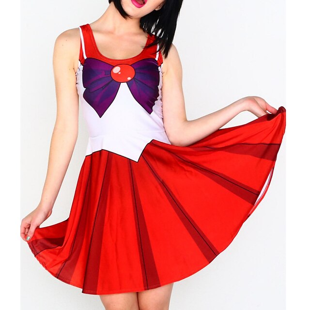 Inspired by Sailor Moon Usagi Tsukino Dress Cartoon Terylene Anime Harajuku Graphic Kawaii Dress For Women's
Inspired by Sailor Moon Usagi Tsukino Dress Cartoon Terylene Anime Harajuku Graphic Kawaii Dress For Women's