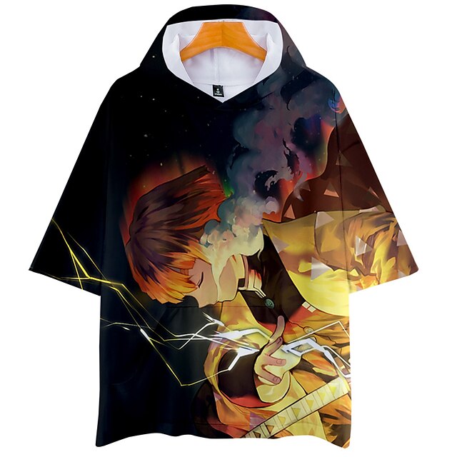 Inspired by Demon Slayer: Kimetsu no Yaiba Agatsuma Zenitsu Hoodie Cartoon 100% Polyester Anime Harajuku Graphic Kawaii Hoodie For Men's / Women's / Couple's
Inspired by Demon Slayer: Kimetsu no Yaiba Agatsuma Zenitsu Hoodie Cartoon 100% Polyester Anime Harajuku Graphic Kawaii Hoodie For Men's / Women's / Couple's