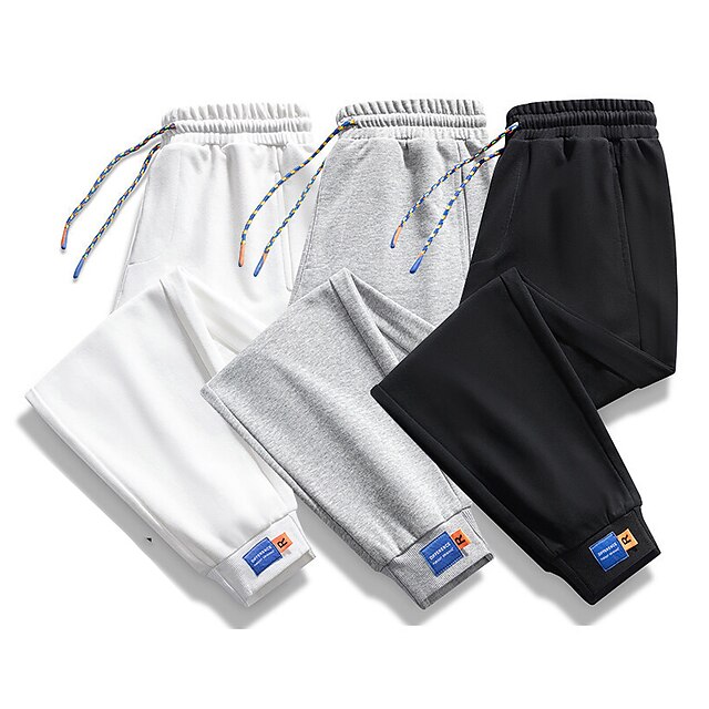 Men's Fashion Streetwear Jogger Sweatpants Trousers Pocket Elastic Drawstring Design Pants Casual Daily Micro-elastic Solid Color Comfort Soft Mid Waist White Black Gray 5XL L XL XXL 3XL
Men's Fashion Streetwear Jogger Sweatpants Trousers Pocket Elastic Drawstring Design Pants Casual Daily Micro-elastic Solid Color Comfort Soft Mid Waist White Black Gray 5XL L XL XXL 3XL