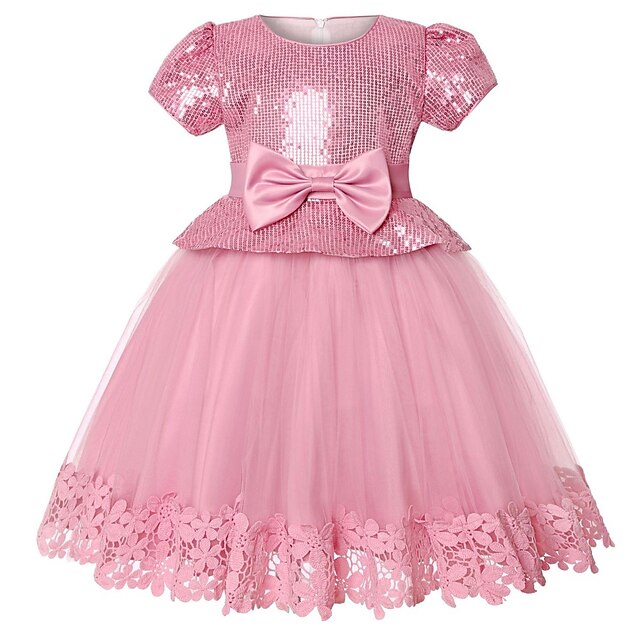 Kids Little Girls' Dress Sequin Tulle Dress Birthday Daily Sequins Bow Dusty Rose Royal Blue Beige Midi Short Sleeve Elegant Cute Dresses Children's Day Spring Summer Slim 3-10 Years
Kids Little Girls' Dress Sequin Tulle Dress Birthday Daily Sequins Bow Dusty Rose Royal Blue Beige Midi Short Sleeve Elegant Cute Dresses Children's Day Spring Summer Slim 3-10 Years