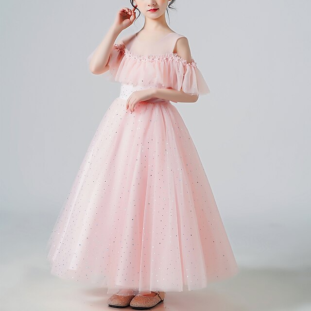 Kids Little Girls' Dress Polka Dot Flower Beaded Pink Gold Cotton Maxi Short Sleeve Princess Sweet Dresses Children's Day Summer Regular Fit 4-13 Years
Kids Little Girls' Dress Polka Dot Flower Beaded Pink Gold Cotton Maxi Short Sleeve Princess Sweet Dresses Children's Day Summer Regular Fit 4-13 Years