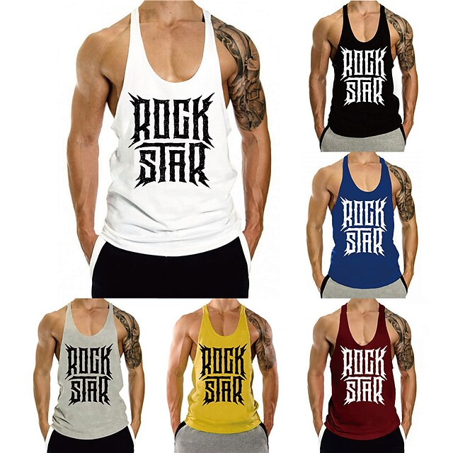 Men's Tank Top Vest Hot Stamping Graphic Prints Letter Plus Size Crew Neck Daily Sports Print Sleeveless Tops Fashion Classic Designer Hawaiian Black Red
Men's Tank Top Vest Hot Stamping Graphic Prints Letter Plus Size Crew Neck Daily Sports Print Sleeveless Tops Fashion Classic Designer Hawaiian Black Red