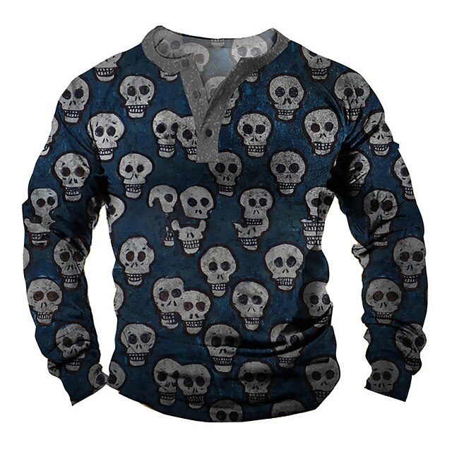 Men's Unisex Sweatshirt Pullover Graphic Prints Skull Print Casual Daily Sports 3D Print Casual Vintage Hoodies Sweatshirts Blue
Men's Unisex Sweatshirt Pullover Graphic Prints Skull Print Casual Daily Sports 3D Print Casual Vintage Hoodies Sweatshirts Blue