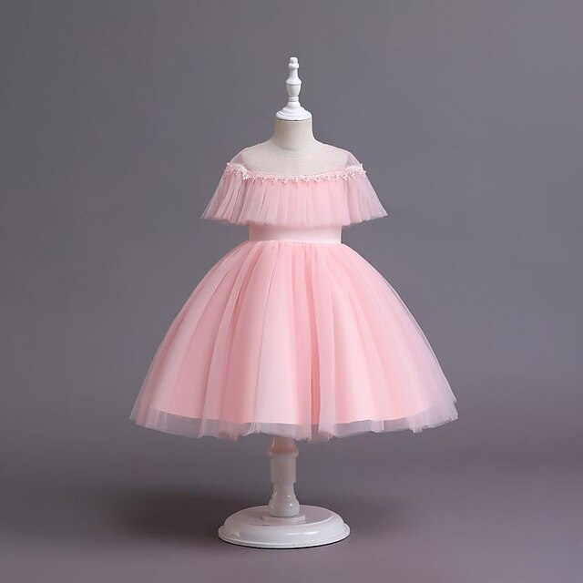 Kids Little Girls' Dress Plain Tulle Dress Daily Performance Beaded Mesh White Pink Red Midi Short Sleeve Elegant Cute Dresses Children's Day Spring Summer Slim 3-10 Years
Kids Little Girls' Dress Plain Tulle Dress Daily Performance Beaded Mesh White Pink Red Midi Short Sleeve Elegant Cute Dresses Children's Day Spring Summer Slim 3-10 Years