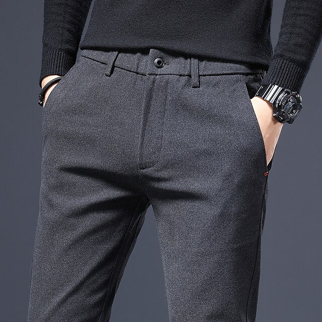 Men's Fashion Streetwear Chinos Trousers Pocket Pants Business Casual Solid Color Breathable Soft Mid Waist Blue Black Gray 32 33 34 36 38
Men's Fashion Streetwear Chinos Trousers Pocket Pants Business Casual Solid Color Breathable Soft Mid Waist Blue Black Gray 32 33 34 36 38