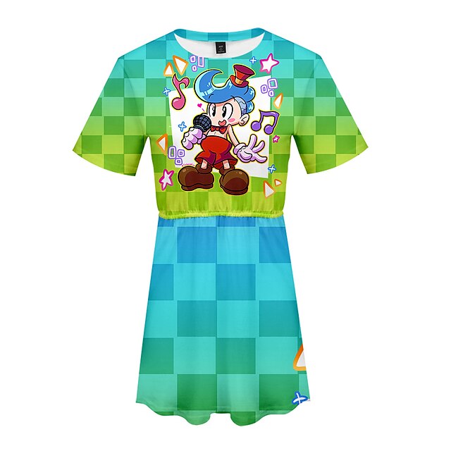 Inspired by Friday Night Funkin' BF Dress Cartoon 100% Polyester Anime Harajuku Graphic Kawaii Dress For Women's
Inspired by Friday Night Funkin' BF Dress Cartoon 100% Polyester Anime Harajuku Graphic Kawaii Dress For Women's