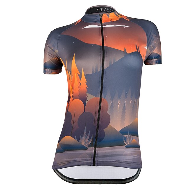 21Grams Women's Short Sleeve Cycling Jersey Summer Spandex Orange 3D Bike Top Mountain Bike MTB Road Bike Cycling Quick Dry Moisture Wicking Sports Clothing Apparel / Stretchy / Athleisure
21Grams Women's Short Sleeve Cycling Jersey Summer Spandex Orange 3D Bike Top Mountain Bike MTB Road Bike Cycling Quick Dry Moisture Wicking Sports Clothing Apparel / Stretchy / Athleisure