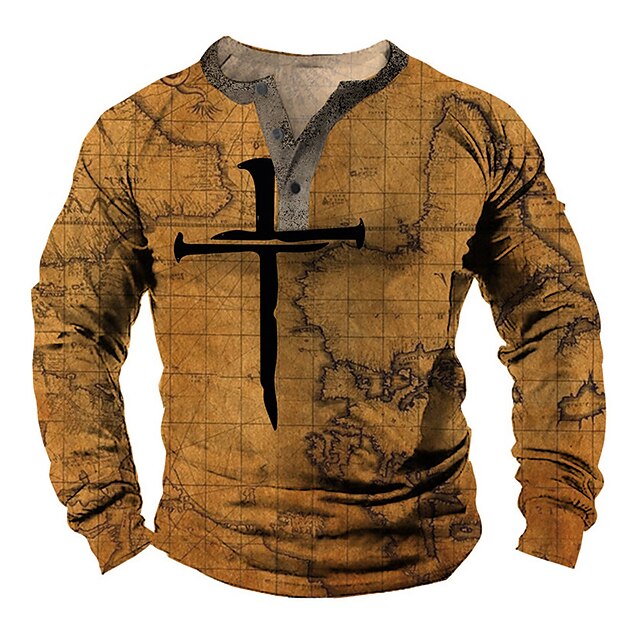 Men's Unisex Sweatshirt Pullover Map Graphic Prints Print Casual Daily Sports 3D Print Casual Vintage Hoodies Sweatshirts Brown
Men's Unisex Sweatshirt Pullover Map Graphic Prints Print Casual Daily Sports 3D Print Casual Vintage Hoodies Sweatshirts Brown