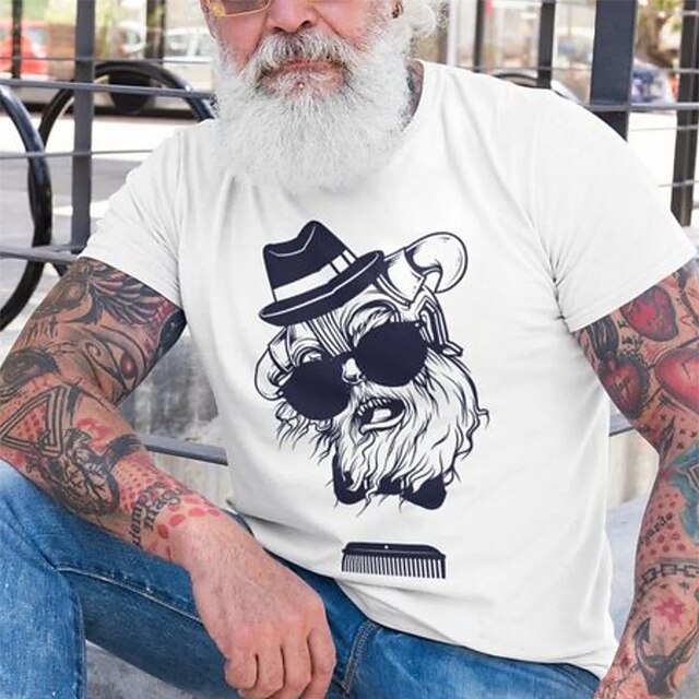 Men's T shirt Cartoon Round Neck Casual Daily Short Sleeve Tops Lightweight Fashion Big and Tall Sports White
Men's T shirt Cartoon Round Neck Casual Daily Short Sleeve Tops Lightweight Fashion Big and Tall Sports White