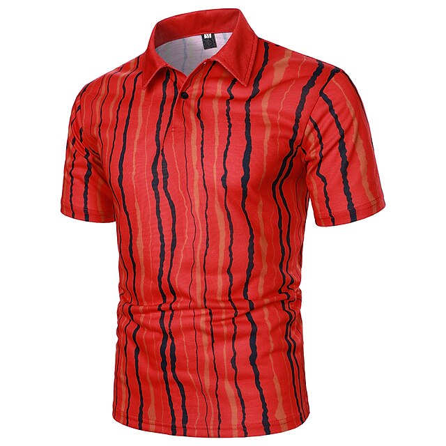 Men's Golf Shirt Dress Shirt Casual Shirt T shirt Shirt Print Holiday Curve Geometry Classic Collar Casual Daily Color Block Button-Down Short Sleeve Tops Color Block Casual Fashion Classic Red
Men's Golf Shirt Dress Shirt Casual Shirt T shirt Shirt Print Holiday Curve Geometry Classic Collar Casual Daily Color Block Button-Down Short Sleeve Tops Color Block Casual Fashion Classic Red