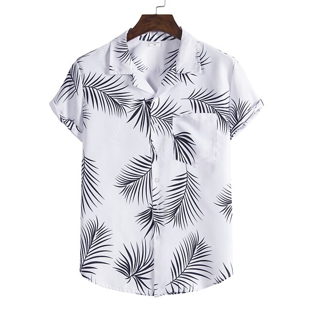 Men's Shirt Other Prints Palm Leaf Leaves Classic Collar Daily Holiday Print Short Sleeve Tops Casual Fashion Streetwear Hawaiian White Purple Navy Blue
Men's Shirt Other Prints Palm Leaf Leaves Classic Collar Daily Holiday Print Short Sleeve Tops Casual Fashion Streetwear Hawaiian White Purple Navy Blue
