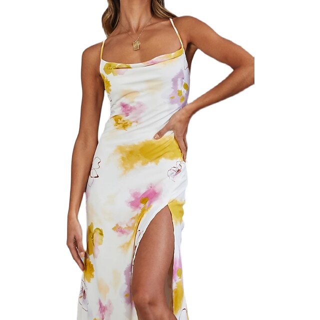 Women's Slip Dress Midi Dress Sleeveless Floral Print Spring Summer Spaghetti Strap Casual Linen S M L XL
Women's Slip Dress Midi Dress Sleeveless Floral Print Spring Summer Spaghetti Strap Casual Linen S M L XL