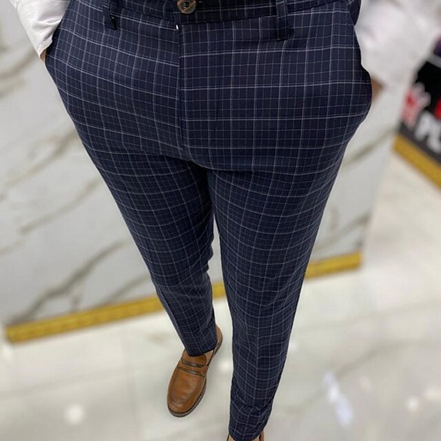 Men's Fashion Casual / Sporty Chinos Trousers Tapered pants Pocket Ankle-Length Pants Casual Daily Micro-elastic Tartan Breathable Outdoor Mid Waist Black Deep Blue Royal Blue Dark Gray M L XL XXL 3XL
Men's Fashion Casual / Sporty Chinos Trousers Tapered pants Pocket Ankle-Length Pants Casual Daily Micro-elastic Tartan Breathable Outdoor Mid Waist Black Deep Blue Royal Blue Dark Gray M L XL XXL 3XL