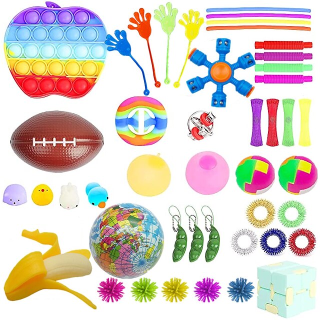 42pcs Fidget Toys Big Size Push Bubble Anti Stress Stretchy Strings toys for Adult Child Squishy Sensory Antistress Relief Gift
42pcs Fidget Toys Big Size Push Bubble Anti Stress Stretchy Strings toys for Adult Child Squishy Sensory Antistress Relief Gift