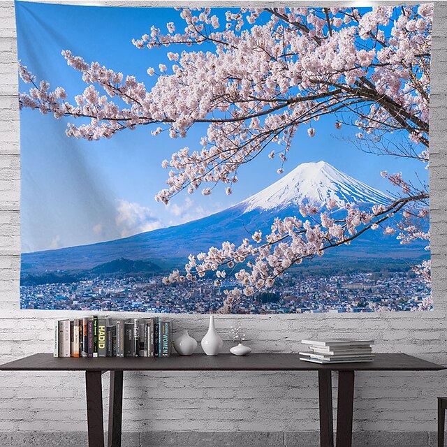 Cherry Blossom Wall Tapestry Art Decor Blanket Curtain Hanging Home Bedroom Living Room Decoration Polyester
Cherry Blossom Wall Tapestry Art Decor Blanket Curtain Hanging Home Bedroom Living Room Decoration Polyester