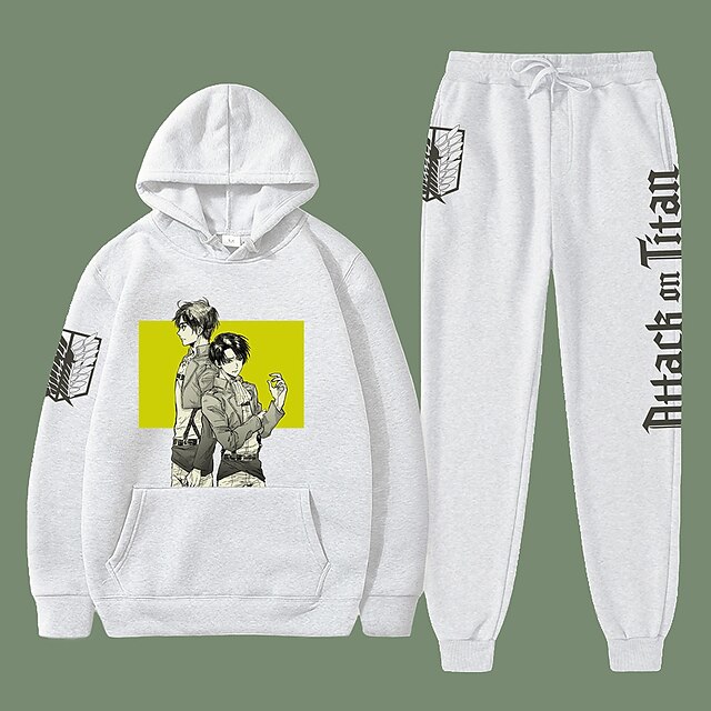 Inspired by Attack on Titan levi ackerman Pants Outfits 100% Polyester Anime Harajuku Graphic Kawaii Pants For Men's / Women's / Couple's / Hoodie / Hoodie
Inspired by Attack on Titan levi ackerman Pants Outfits 100% Polyester Anime Harajuku Graphic Kawaii Pants For Men's / Women's / Couple's / Hoodie / Hoodie