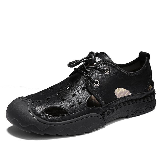 Men's Sandals Fisherman Sandals Comfort Sandals Casual Beach Daily Nappa Leather Black Gray Brown Spring
Men's Sandals Fisherman Sandals Comfort Sandals Casual Beach Daily Nappa Leather Black Gray Brown Spring