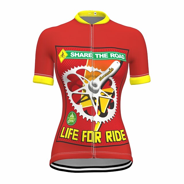 21Grams Women's Short Sleeve Cycling Jersey Summer Spandex Red Gear Bike Top Mountain Bike MTB Road Bike Cycling Quick Dry Moisture Wicking Sports Clothing Apparel / Stretchy / Athleisure
21Grams Women's Short Sleeve Cycling Jersey Summer Spandex Red Gear Bike Top Mountain Bike MTB Road Bike Cycling Quick Dry Moisture Wicking Sports Clothing Apparel / Stretchy / Athleisure