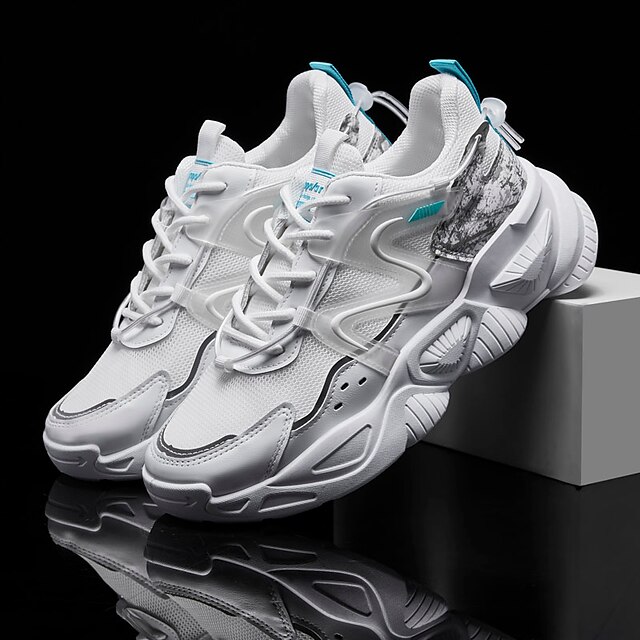 Men's Trainers Athletic Shoes Comfort Shoes Casual Athletic Walking Shoes PU White Black Gray Spring
Men's Trainers Athletic Shoes Comfort Shoes Casual Athletic Walking Shoes PU White Black Gray Spring