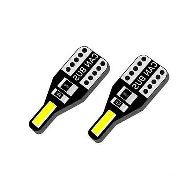 10PCS W5W T10 LED Bulbs Canbus 7020 2SMD 12V 6000K 194 168 LED Car Interior Map Dome Lights Parking Light Auto Signal Lamp
10PCS W5W T10 LED Bulbs Canbus 7020 2SMD 12V 6000K 194 168 LED Car Interior Map Dome Lights Parking Light Auto Signal Lamp