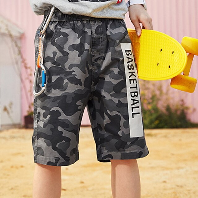 Kids Boys Shorts Black Camouflage Letter Drawstring Fall Summer Active Casual 5-13 Years
Kids Boys Shorts Black Camouflage Letter Drawstring Fall Summer Active Casual 5-13 Years