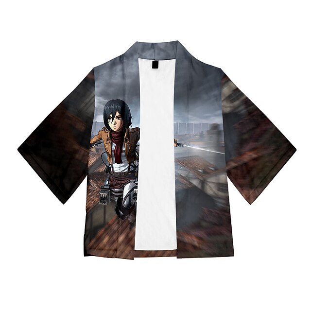 Inspired by Attack on Titan Mikasa Ackerman Cosplay Costume Cartoon 100% Polyester Pattern Harajuku Graphic Kawaii Shirt For Men's / Women's / Couple's / Top
Inspired by Attack on Titan Mikasa Ackerman Cosplay Costume Cartoon 100% Polyester Pattern Harajuku Graphic Kawaii Shirt For Men's / Women's / Couple's / Top