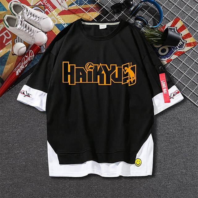 Inspired by Haikyuu Nekoma high school Hinata ShoYou T-shirt Cartoon 100% Polyester Anime Harajuku Graphic Kawaii T-shirt For Men's / Women's / Couple's
Inspired by Haikyuu Nekoma high school Hinata ShoYou T-shirt Cartoon 100% Polyester Anime Harajuku Graphic Kawaii T-shirt For Men's / Women's / Couple's