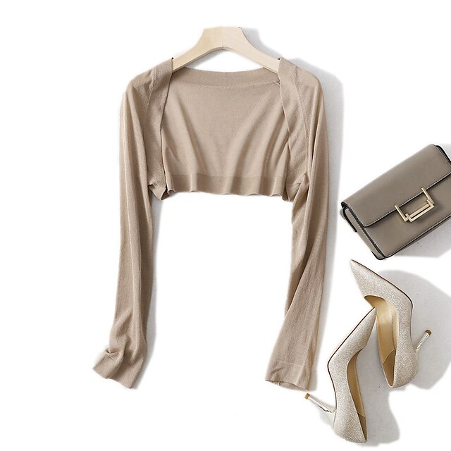 Women's Poncho Sweater Knitted Pure Color Stylish Elegant Casual Long Sleeve Sweater Cardigans V Neck Spring Summer White Black Khaki
Women's Poncho Sweater Knitted Pure Color Stylish Elegant Casual Long Sleeve Sweater Cardigans V Neck Spring Summer White Black Khaki
