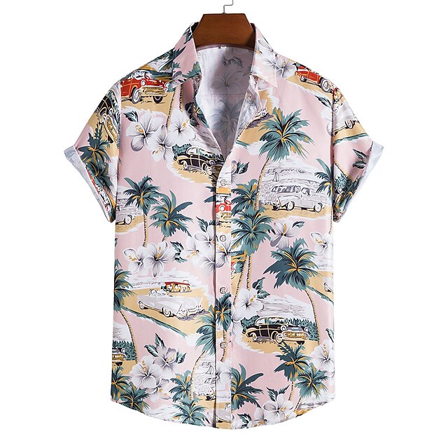 Men's Shirt Geometric Coconut Classic Collar Casual Daily Print Short Sleeve Tops Casual Fashion Green Pink Beige
Men's Shirt Geometric Coconut Classic Collar Casual Daily Print Short Sleeve Tops Casual Fashion Green Pink Beige
