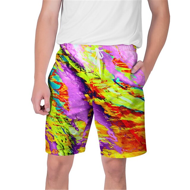 Men's Streetwear Hawaiian Shorts Beach Shorts 3D Print Elastic Drawstring Design Short Pants Casual Daily Graphic Color Block Breathable Soft Mid Waist Blue Purple Royal Blue S M L XL XXL
Men's Streetwear Hawaiian Shorts Beach Shorts 3D Print Elastic Drawstring Design Short Pants Casual Daily Graphic Color Block Breathable Soft Mid Waist Blue Purple Royal Blue S M L XL XXL