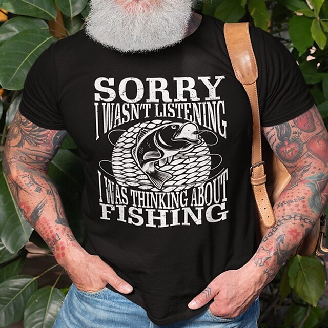 Men's T shirt Hot Stamping Graphic Carp Letter Crew Neck Casual Daily Print Short Sleeve Tops Lightweight Fashion Big and Tall Sports Black
Men's T shirt Hot Stamping Graphic Carp Letter Crew Neck Casual Daily Print Short Sleeve Tops Lightweight Fashion Big and Tall Sports Black